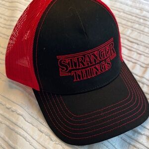 Universal Black and Red Trucker Hat